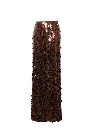 Gewebte Polyesterfaser Damen Gerade Hose Pailletten Elegant h5 Bild2
