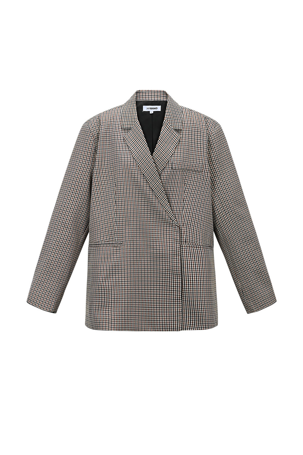 Check Blazer Oversized