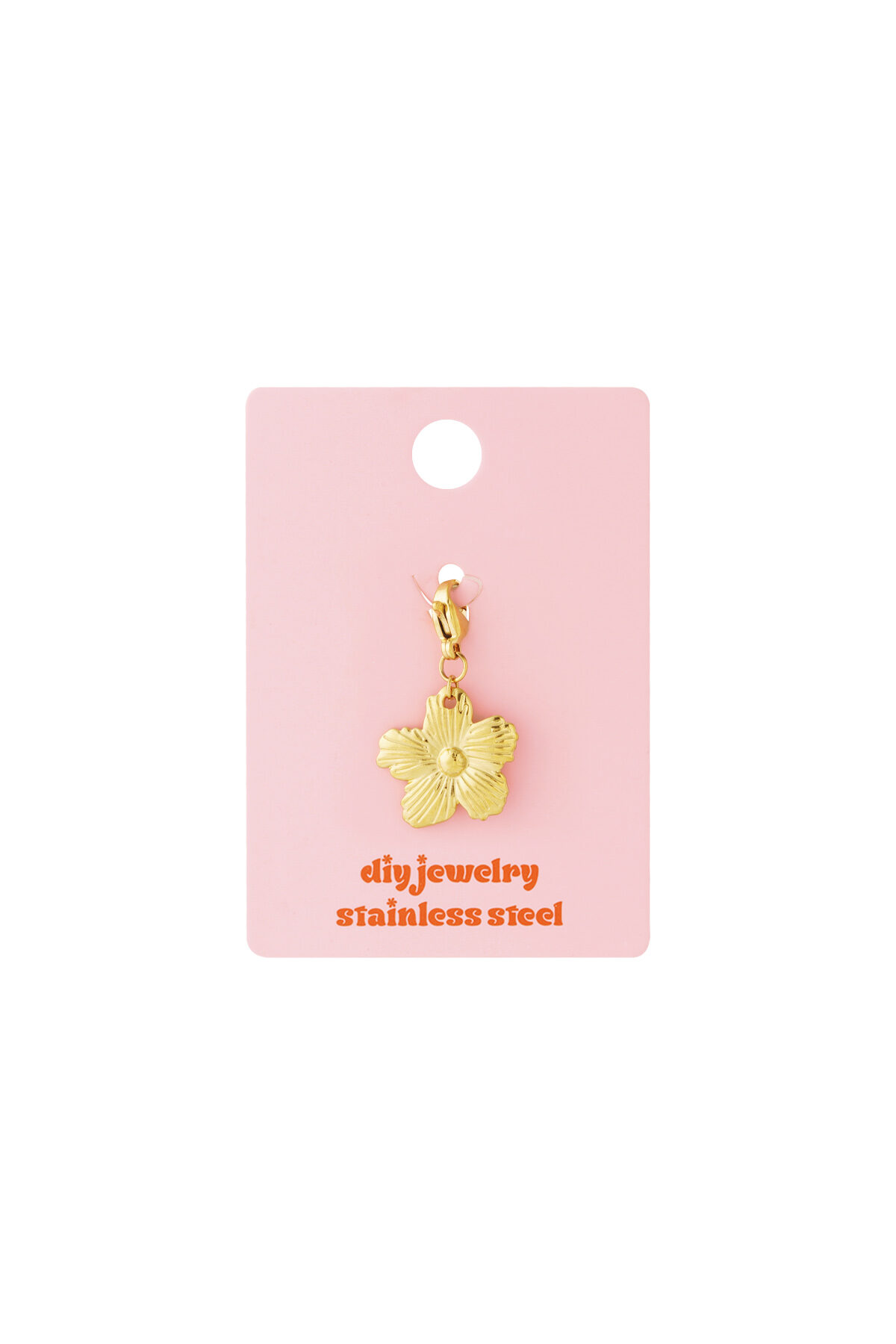 Stainless Steel Jewelry Charms Flower Casual Daily h5 Picture5