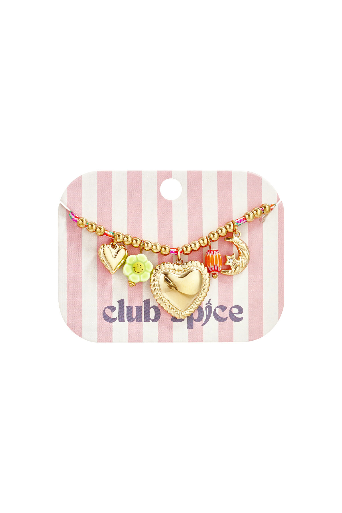 Colorful cord bracelet with various pendants and beads h5 Picture4
