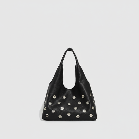 1 PieceLight Luxury Solid-color Rivet with Large Capacity Women’s Tote Bags