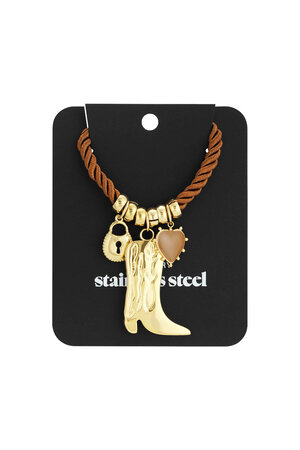 Polyester Pendant necklaces boots Casual Daily Simple Series Women's jewelry h5 Picture5