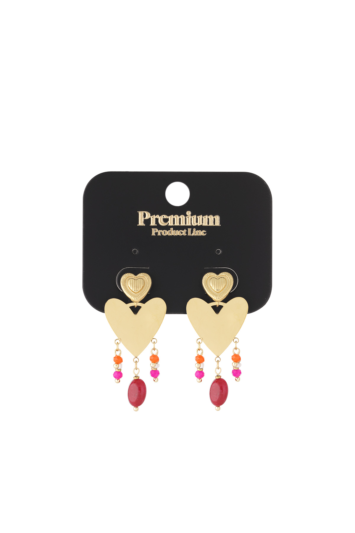 Heart drop Earrings h5 Picture4