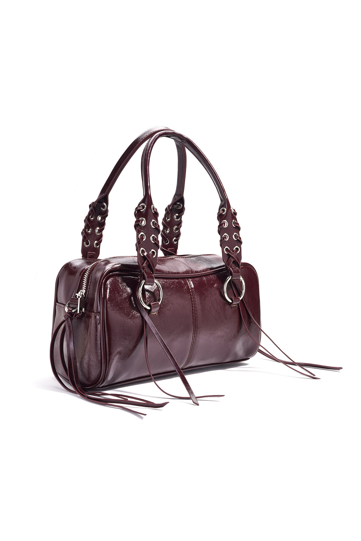 Schultertaschen Quaste Retro PU Tägliches Zubehör Bild4
