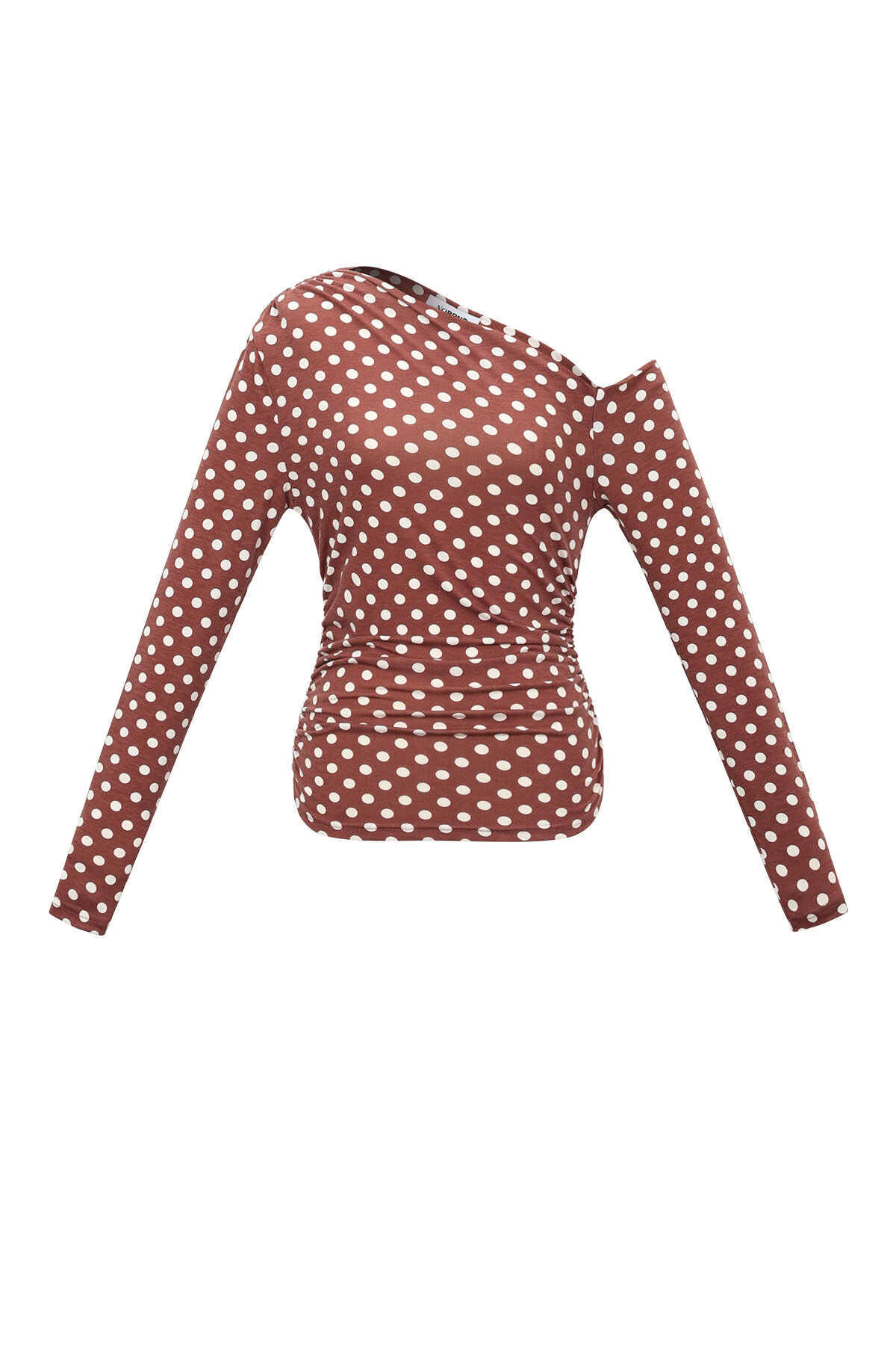 Off Shoulder Polkadot Longsleeve h5 Picture8