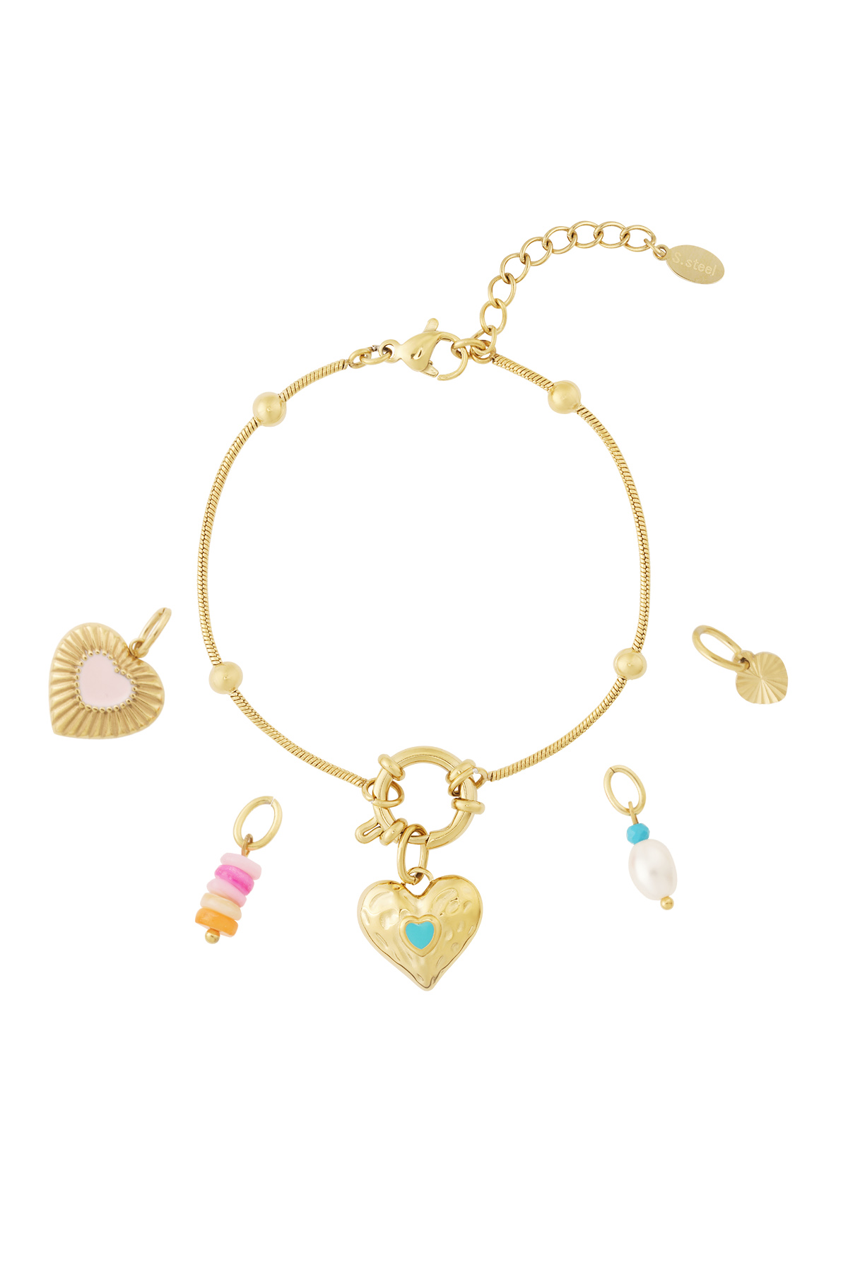 Cute heart DIY bracelet 2