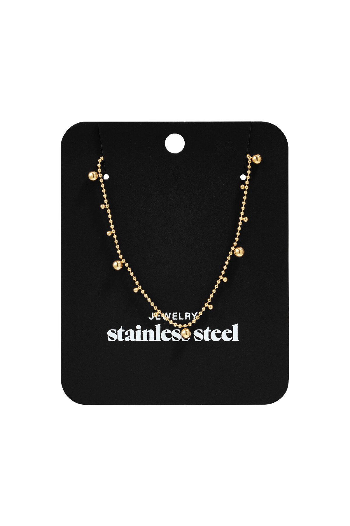 Necklace with alternating balls h5Picture5