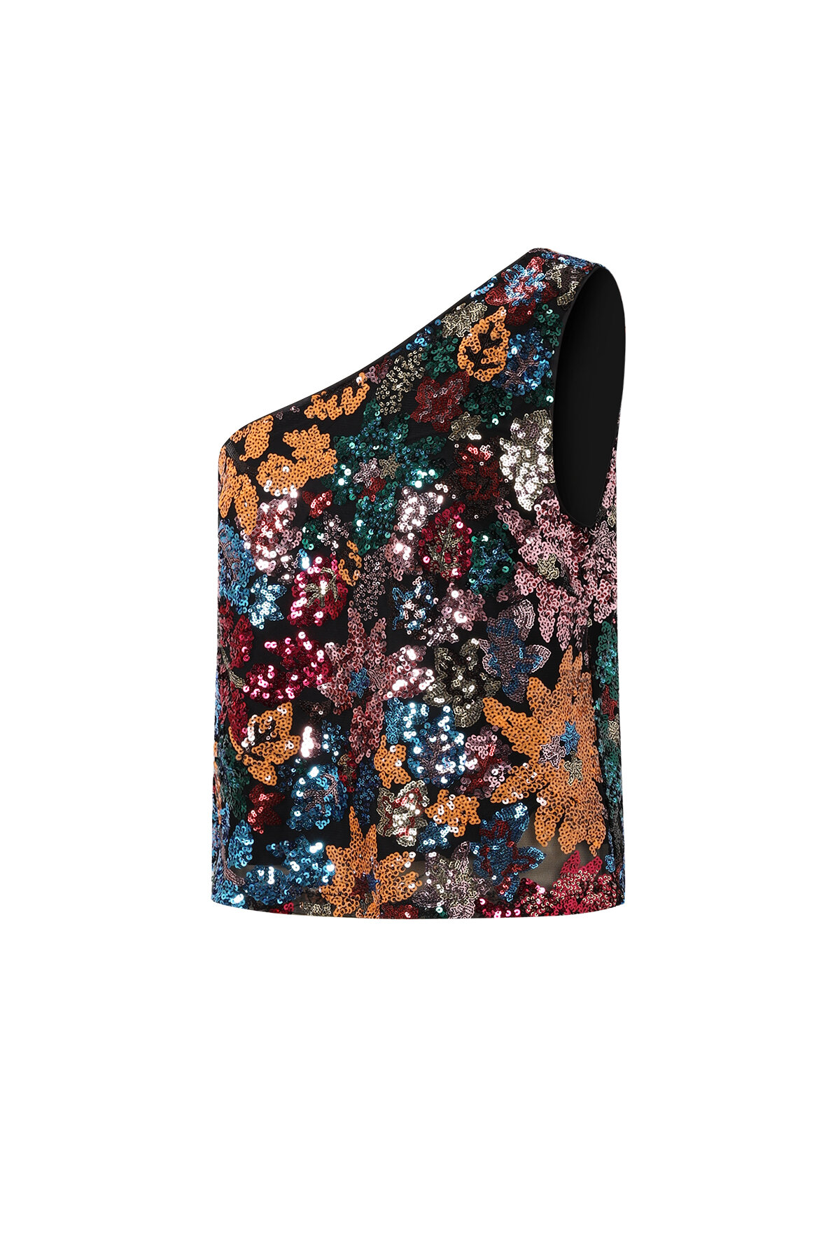 Tropisches One-Shoulder-Top h5 Bild2