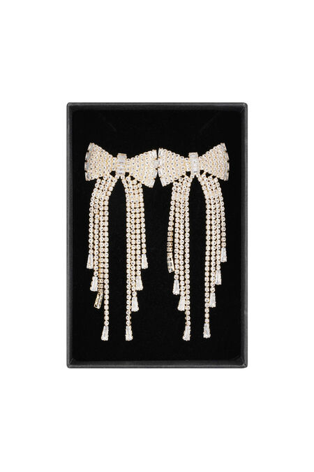 bold sparkle bow earrings 2