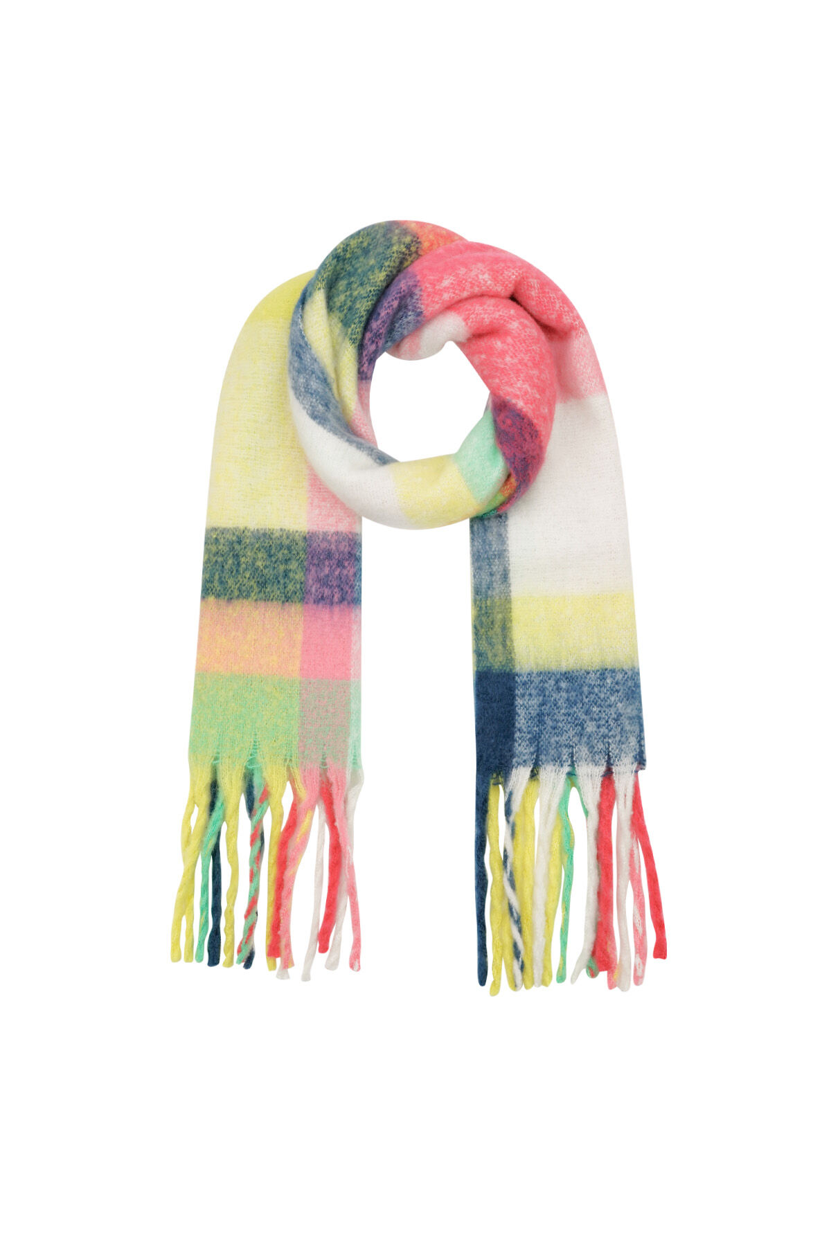 Color Block Scarf 2