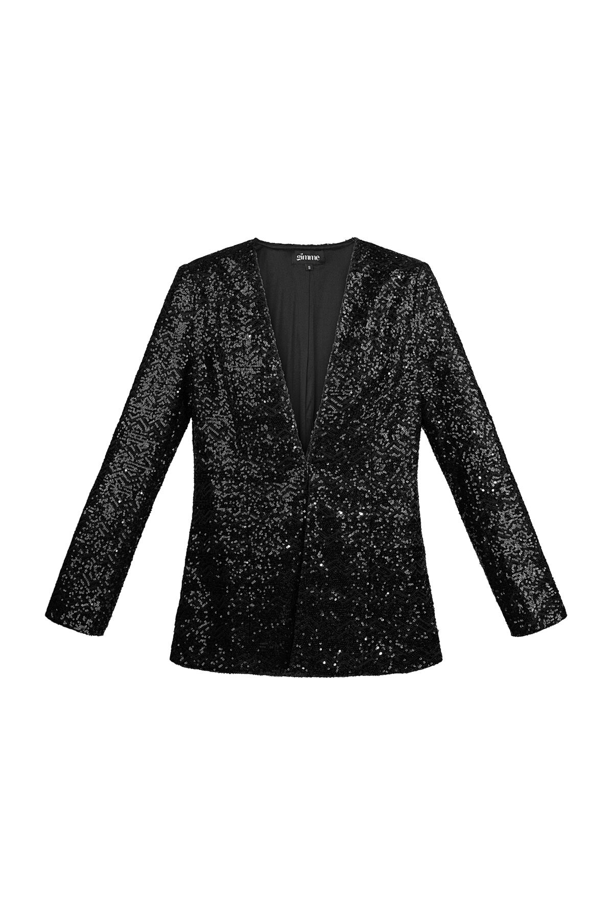 Set Abito Donna Poliestere Giacca con Paillettes Abbigliamento Formale da Sera 2