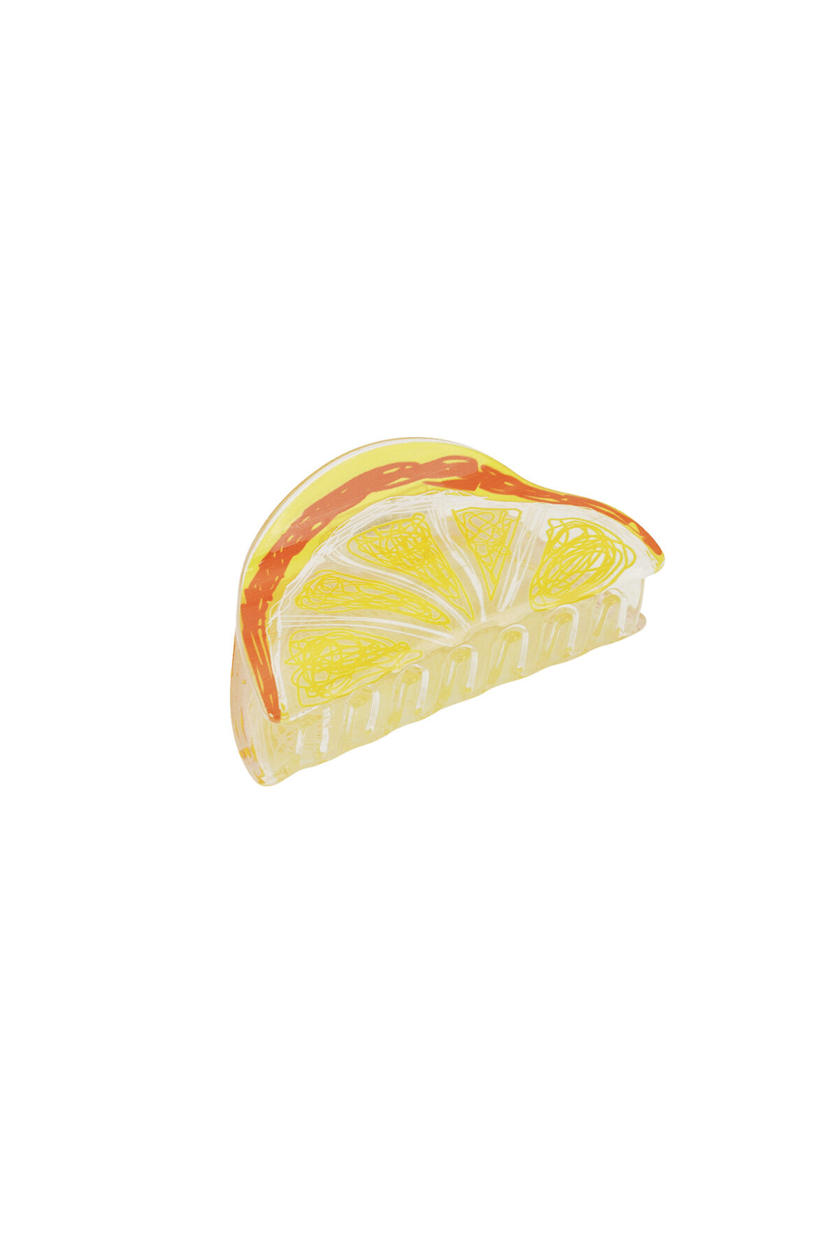Fermaglio per capelli Limone con un tocco di arancia 