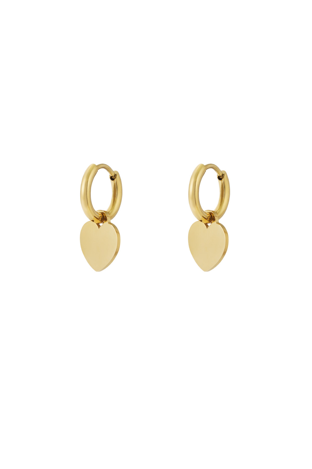 Simple heart earrings 2