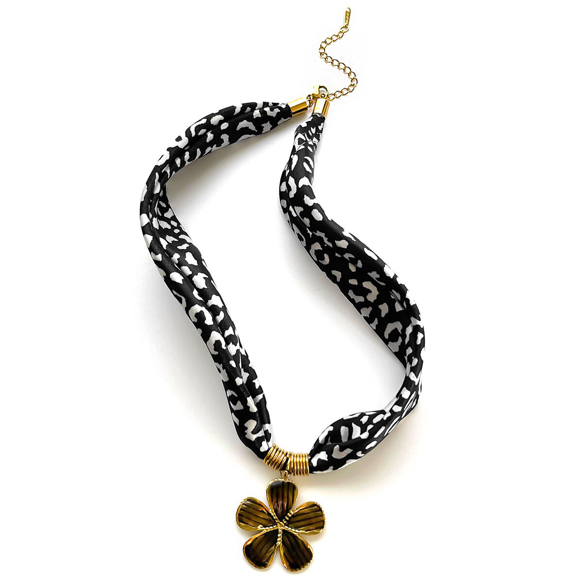 Oil-Dripping Flower Necklace Picture3