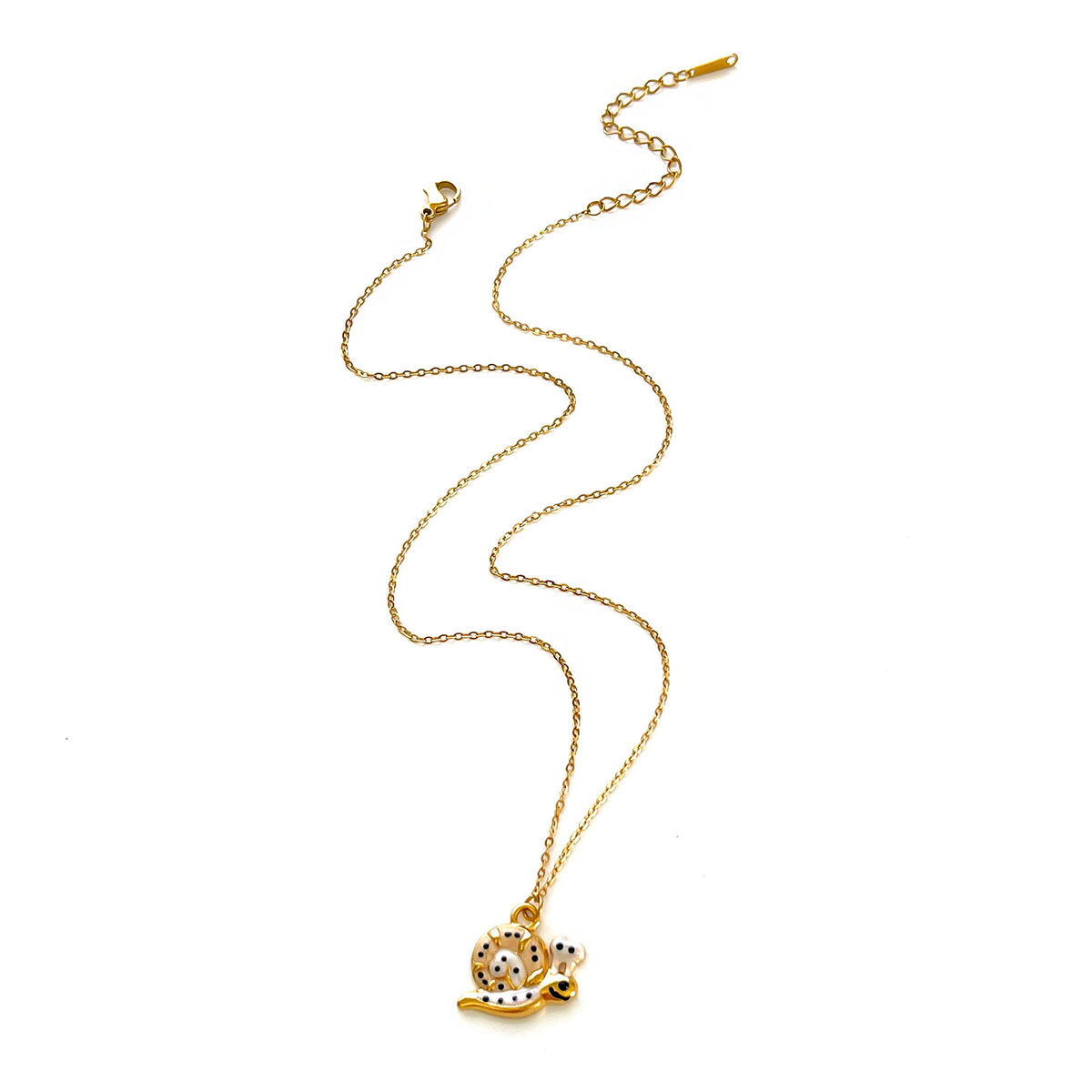 Golden Snail Necklace 