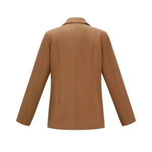Gewebte Polyesterfaser Damen-Anzug Elegant Einfarbig Herbst/Winter h5 Bild3