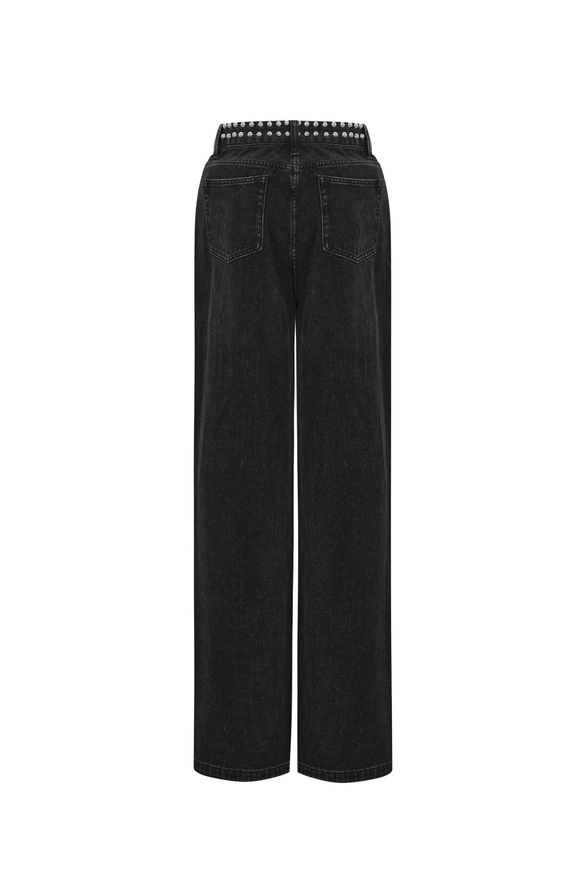 Woven Cotton Women's Straight Leg Pants Street Solid Color h5 Picture3