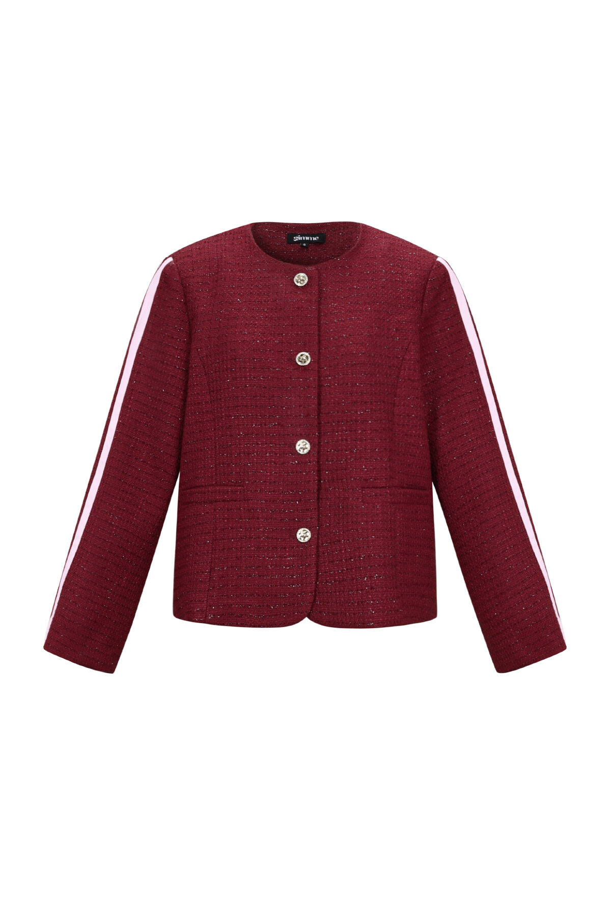 Woven Polyester Fiber Women's Jacket Elegant Plaid Fall/Winter 