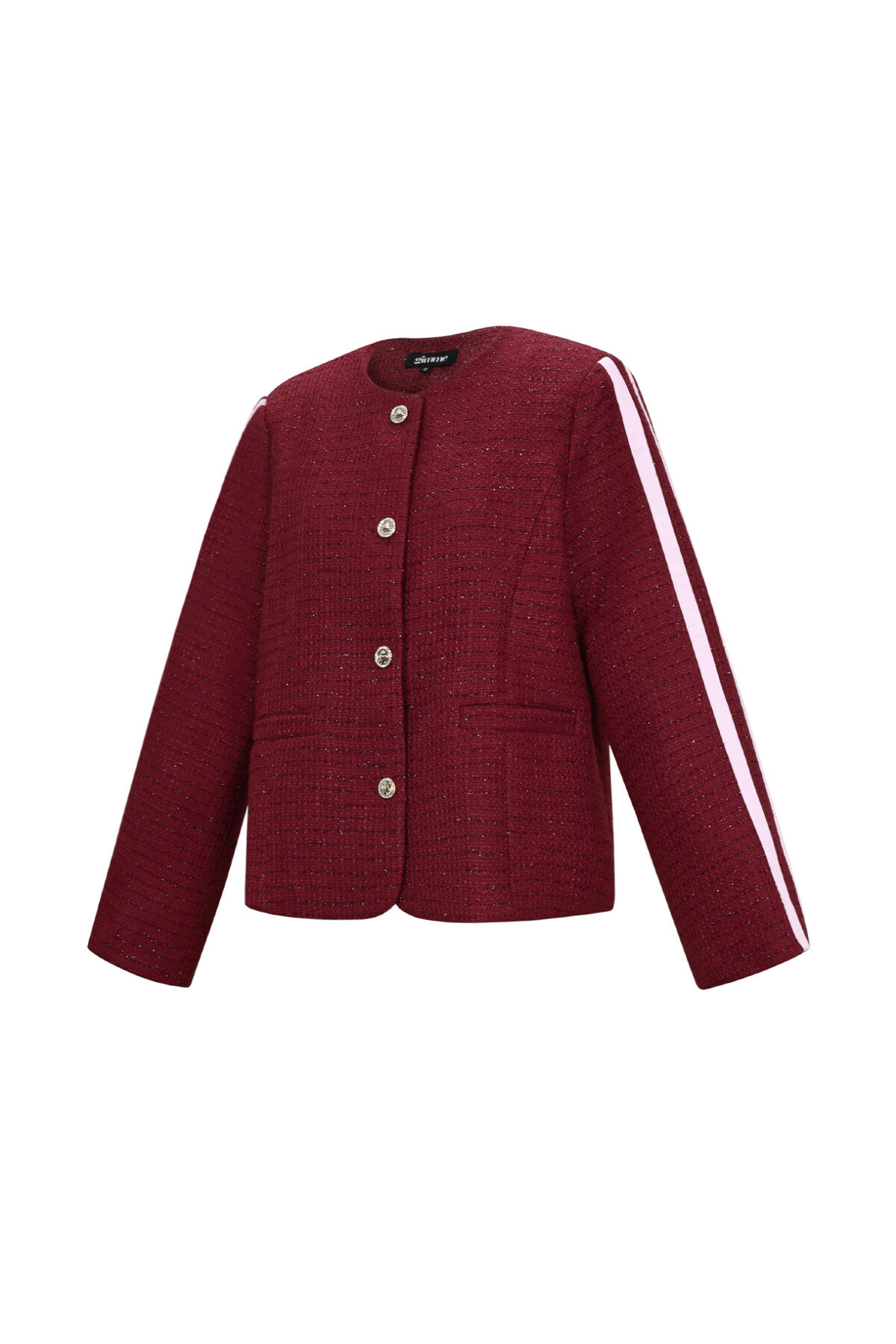 Woven Polyester Fiber Women's Jacket Elegant Plaid Fall/Winter Picture2
