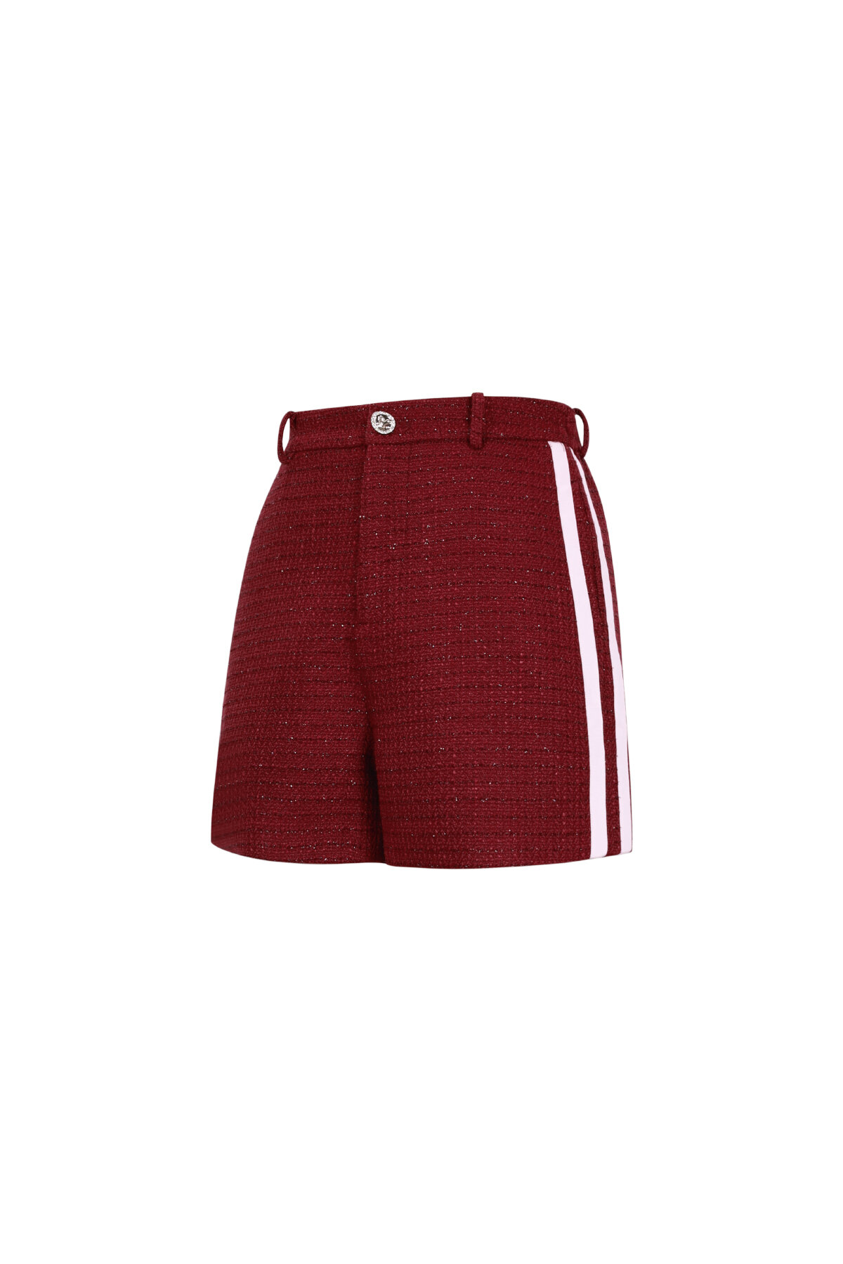 Woven Polyester Fiber Women's Shorts Elegant Plaid Fall/Winter h5 Picture2