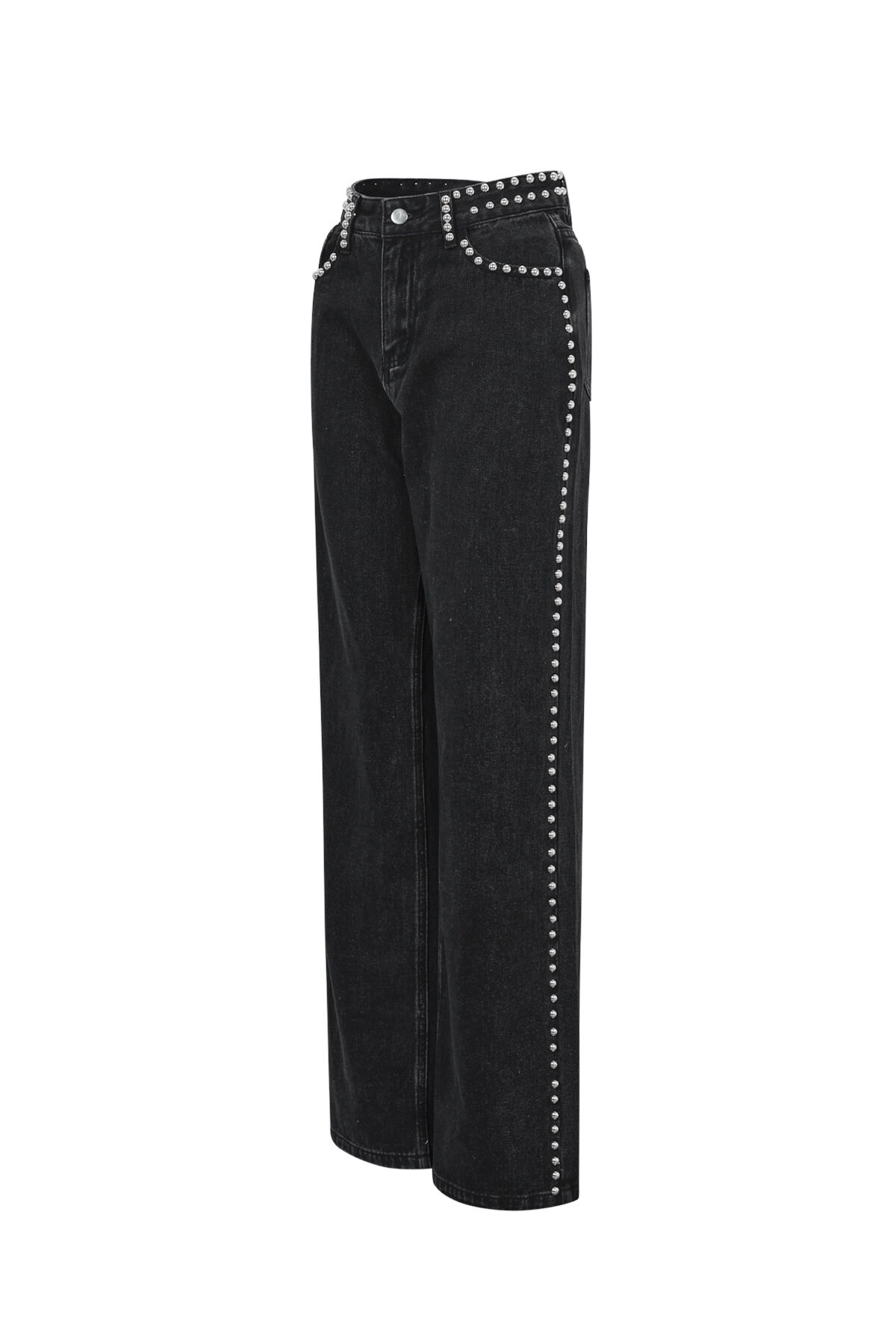 Woven Cotton Women's Straight Leg Pants Street Solid Color h5 Picture2