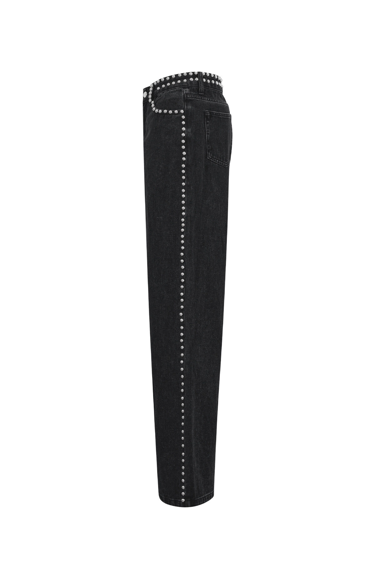 Woven Cotton Women's Straight Leg Pants Street Solid Color Picture11