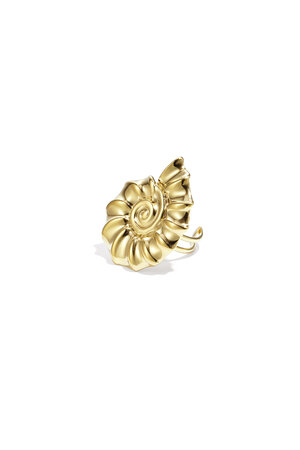 Spiral shell statement ring h5
