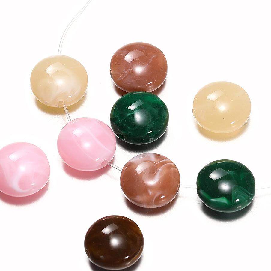 1 Bag of Circle Acrylic Jewelry Beads