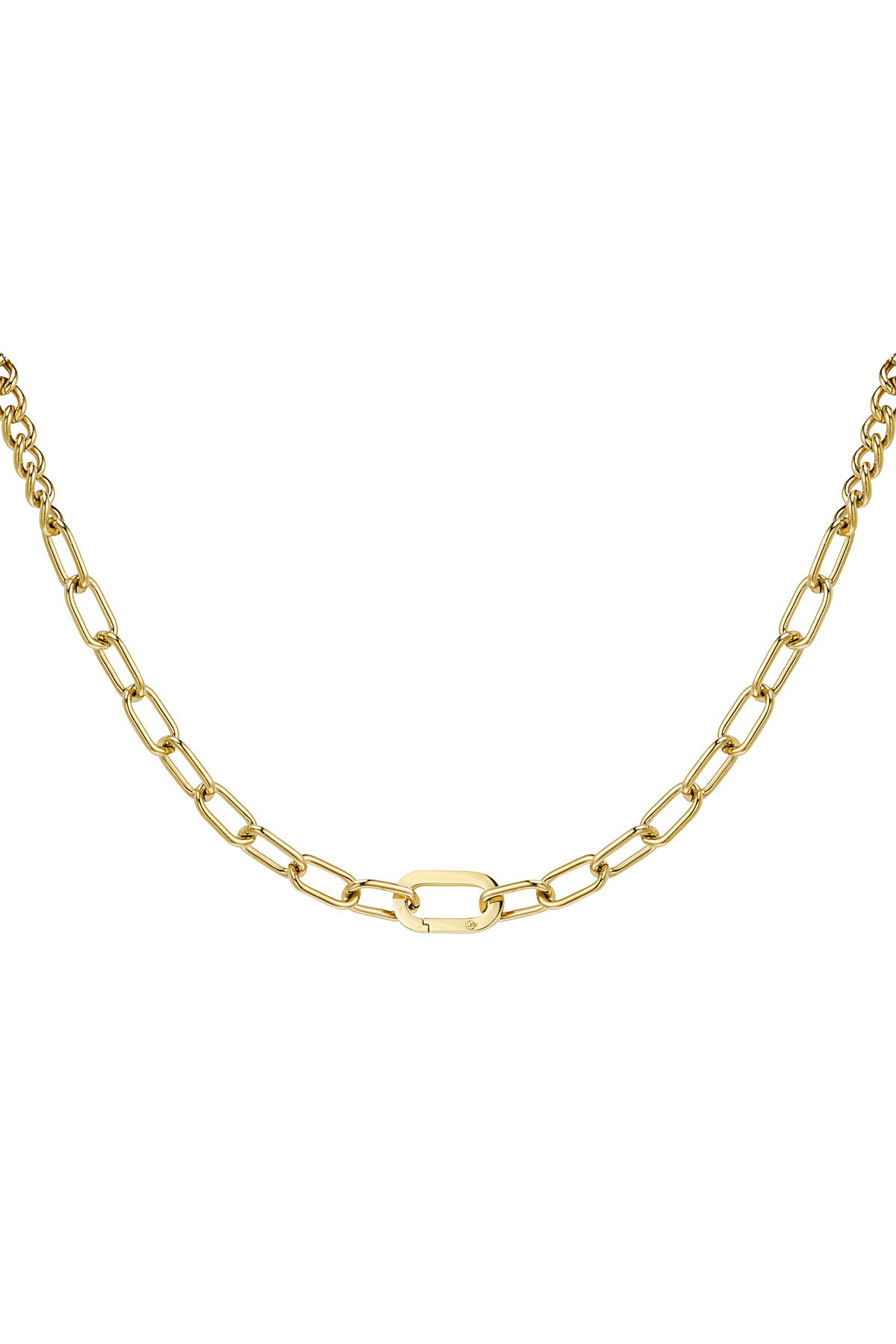 Collana robusta - Acciaio inossidabile dorato 