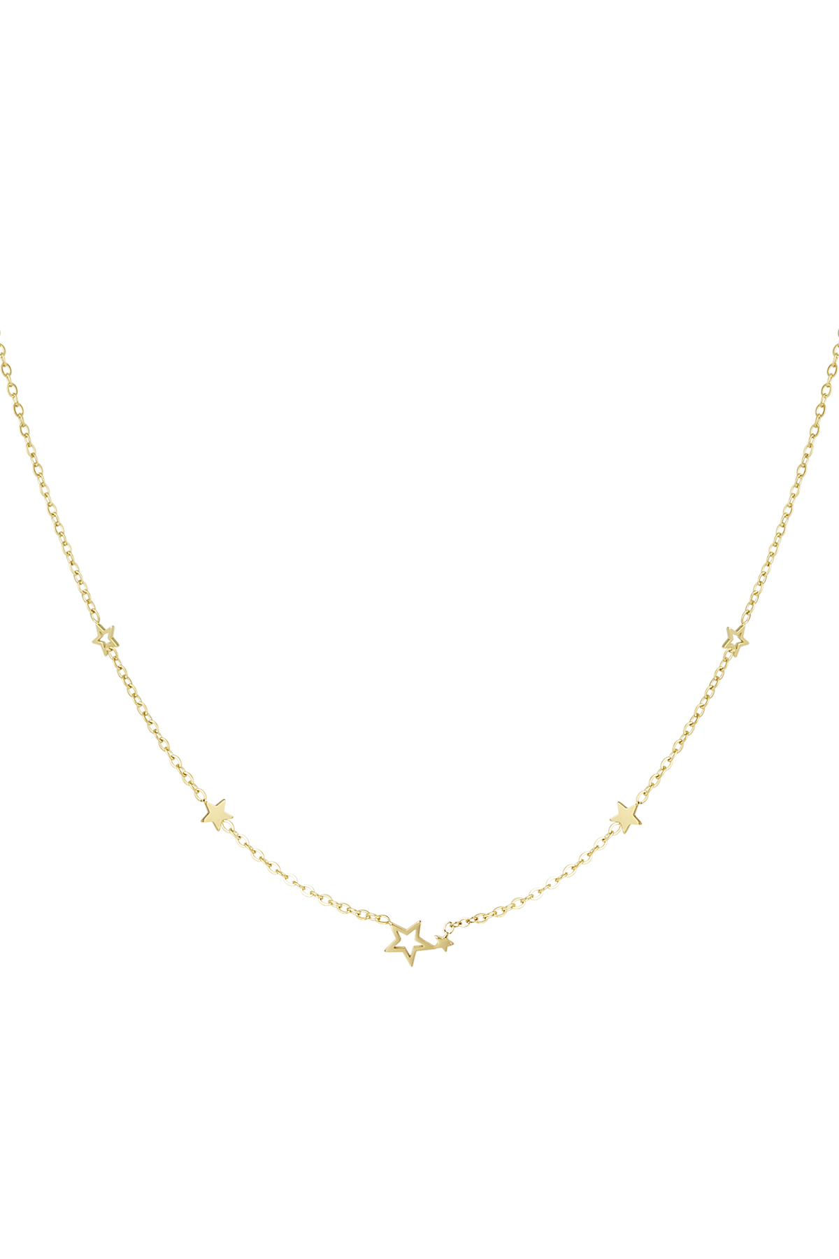 collar acero inoxidable estrellas h5 