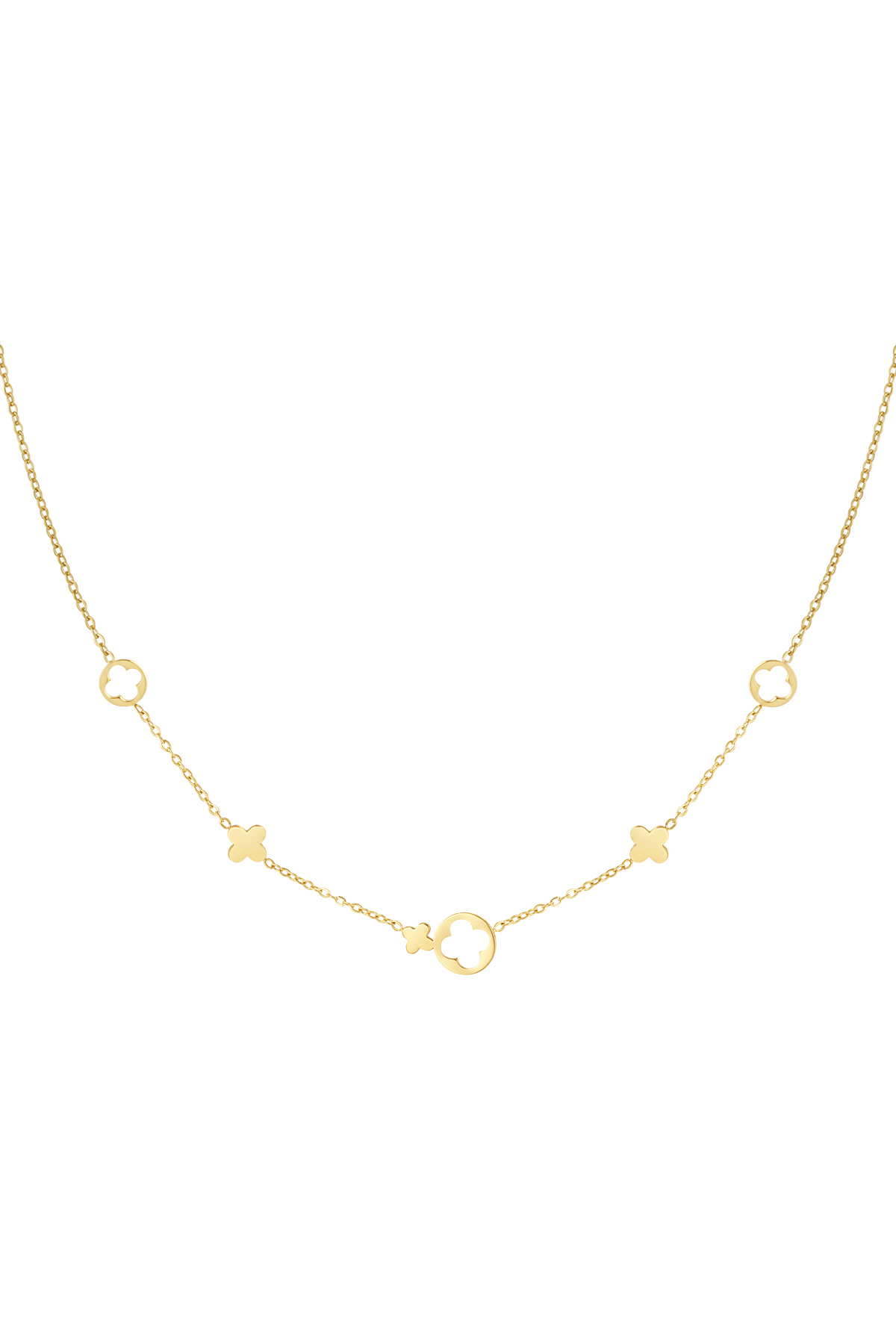 Necklace Clover Charms