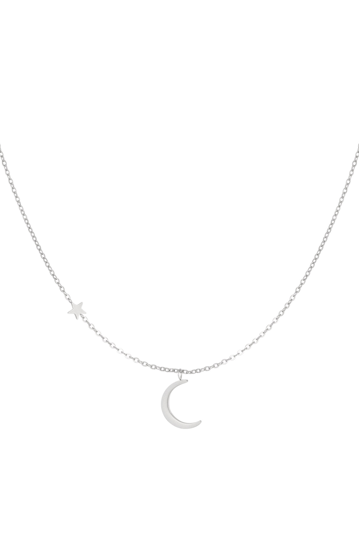 Halskette Mond mit Stern  
