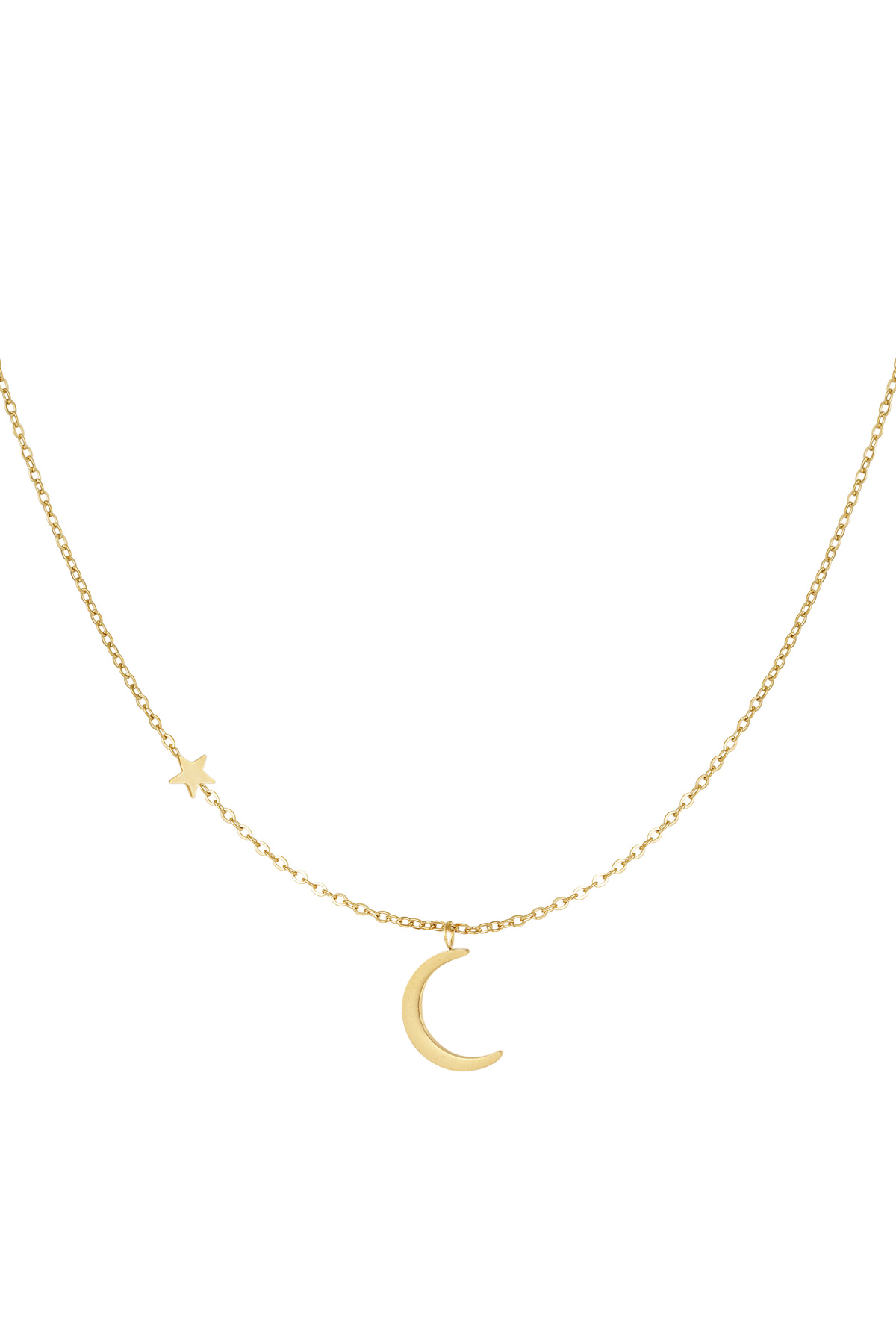 necklace moon with star