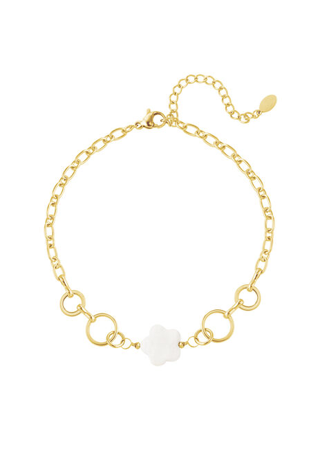 anklet rings with flower