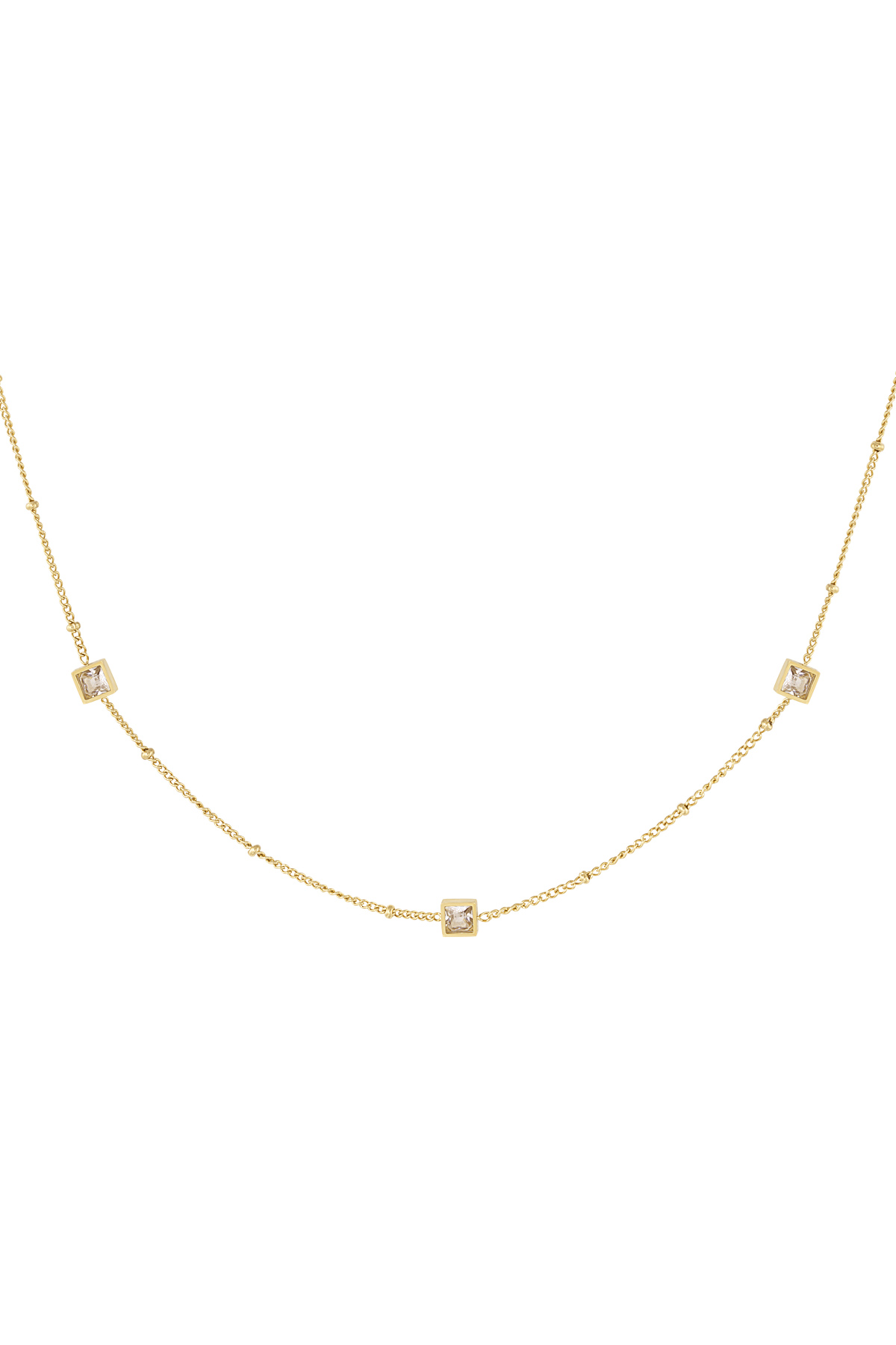 necklace square stones