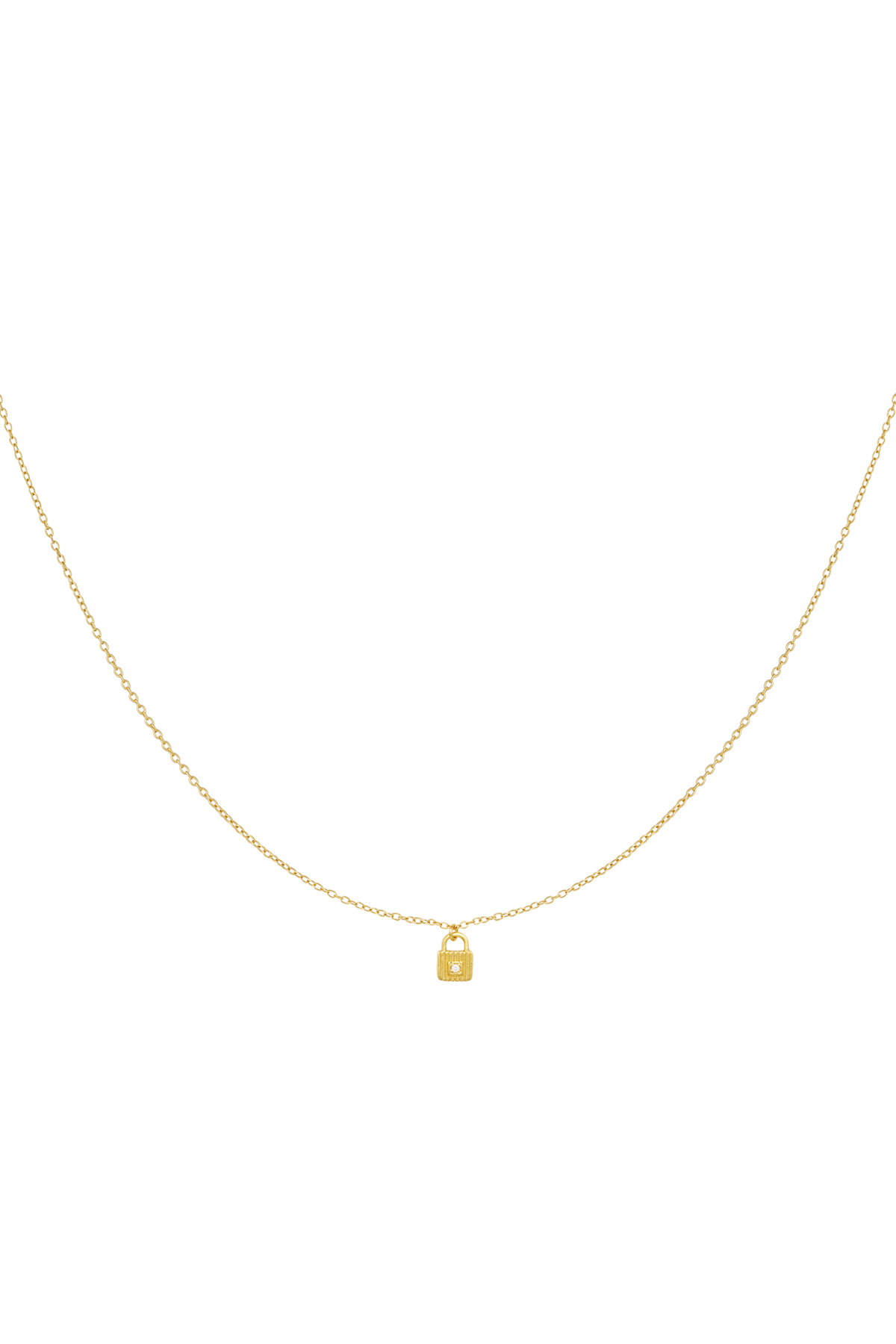 Groothandel 925 Sterling Zilveren Ketting met Hangslot Hanger - Set van 1