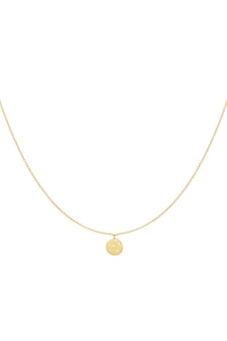 necklace charm with stones - 925