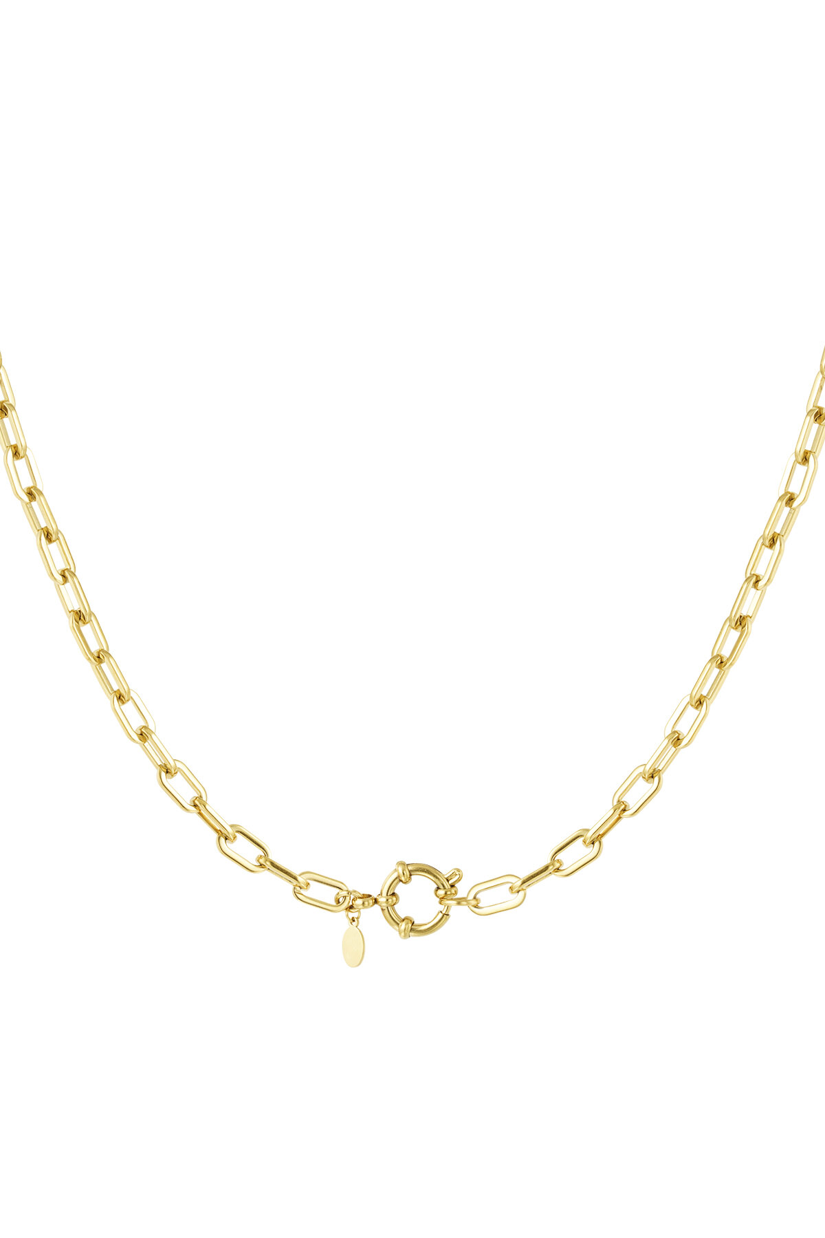 necklace basic links round closure 2