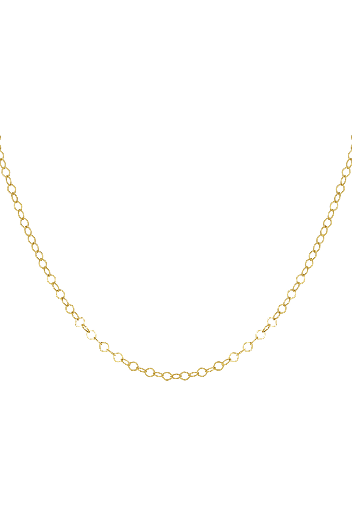 Groothandel RVS ketting clavicule halsketting voor dames 30-40 cm (12-16 inch) - Simple Series