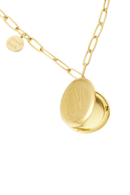 link chain round coin & good luck