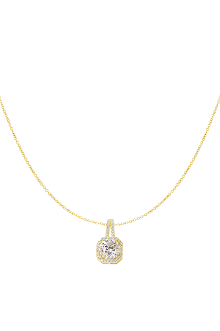 necklace square stone