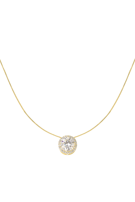 necklace large stone