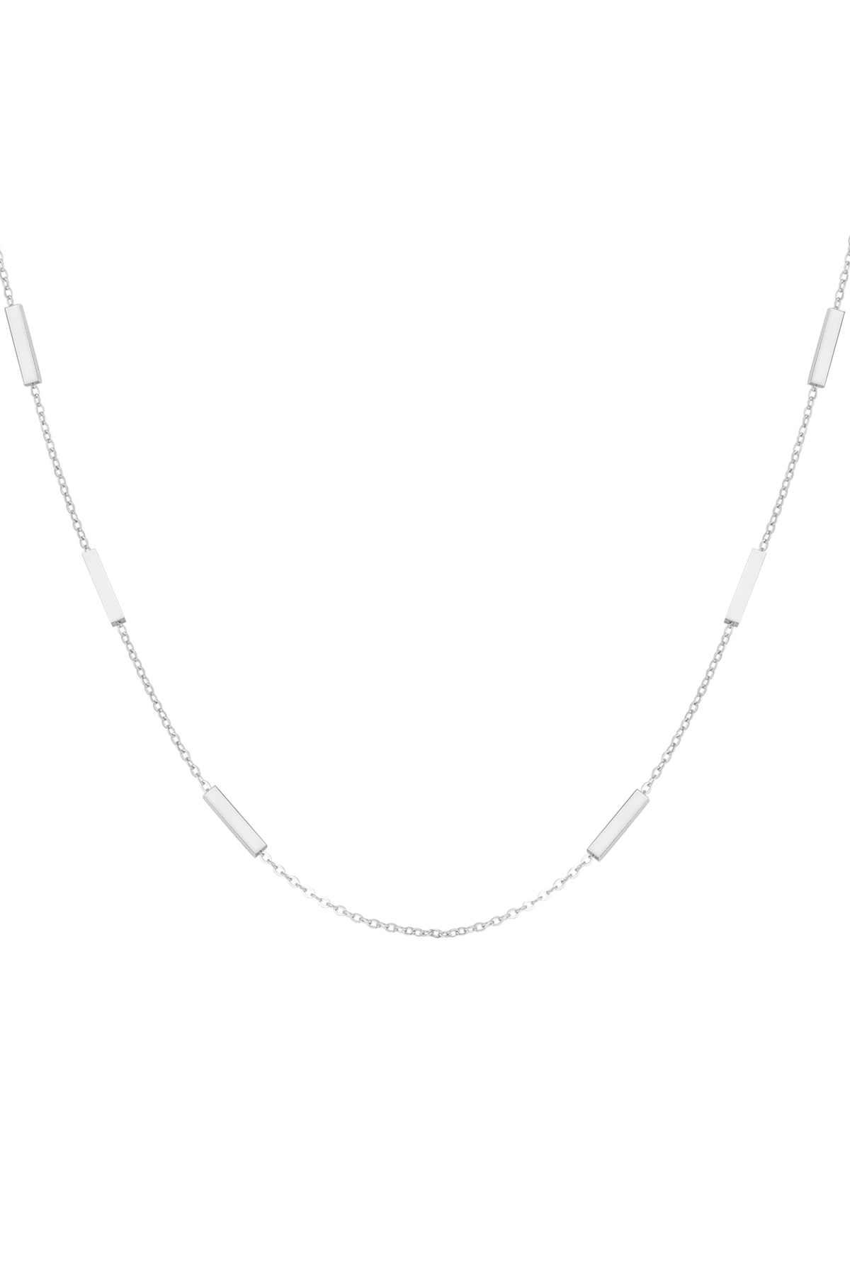 Groothandel Roestvrijstalen Sleutelbeenketting met Onregelmatige Vorm voor Vrouwen 30-40 cm Simple Series, foto 5 van 5