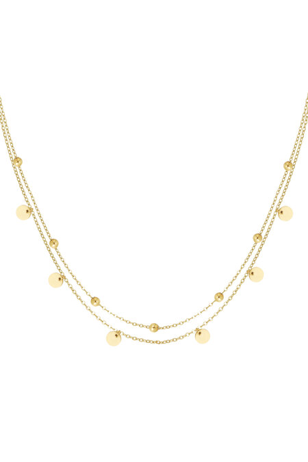 necklace balls and circles