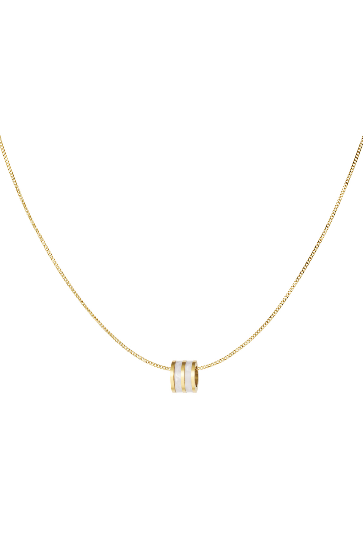Groothandel Goudkleurig Rond Hangerketting RVS Set van 1, foto 5 van 6