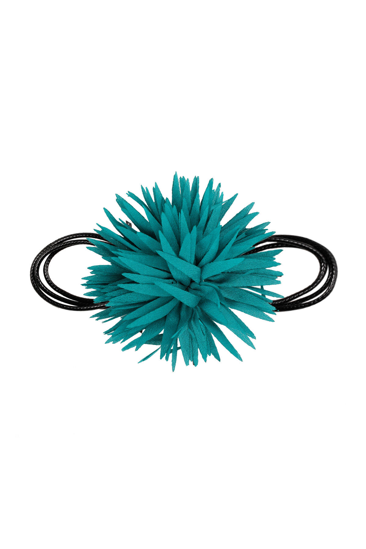 Collar declaración flor - aqua