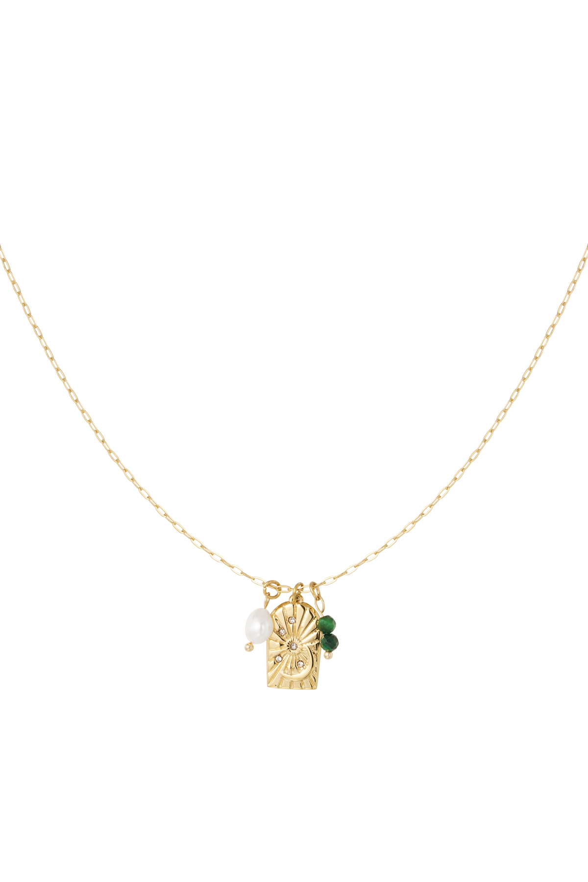 Groothandel Hanger voor Ketting - RVS Goudkleurig Paars Feest Sieraden, foto 3 van 4