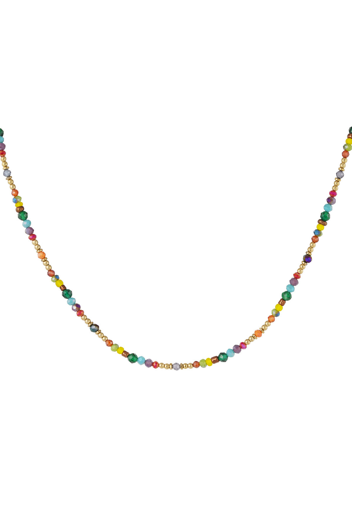 Ketting kleurrijke kraaltjes - multi 