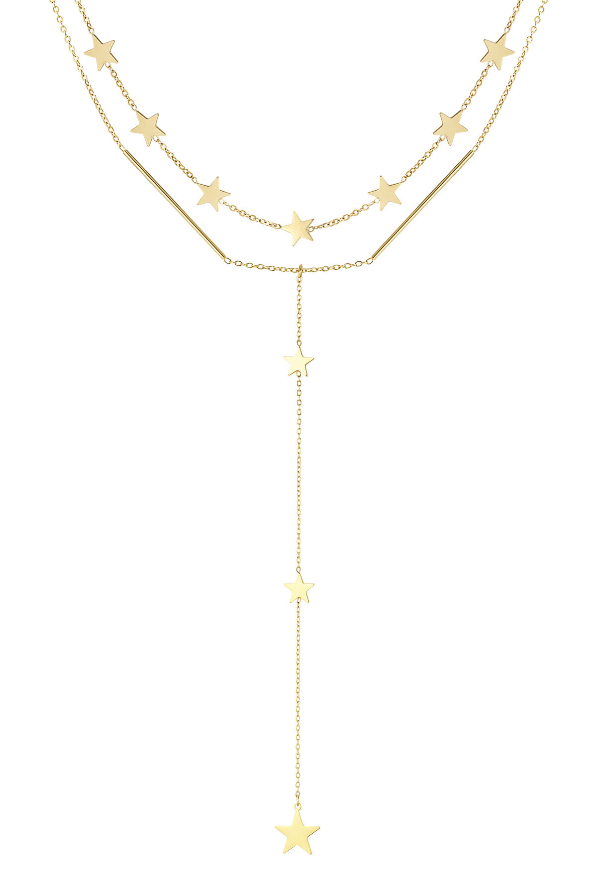 collar pieza central estrellas h5