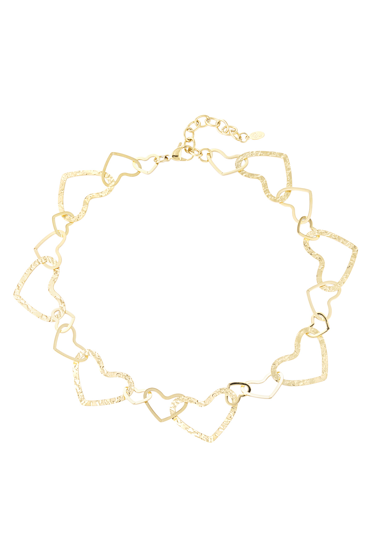 collana con cuori collegati 